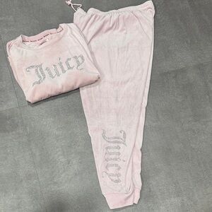 Juicy Couture Velour Pajama Set Large